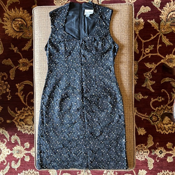 Joseph Ribkoff Black Lace Midi Dress - Picture 6 of 16